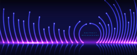 Technology abstract futuristic science background for internet business. Big data concept.のイラスト素材