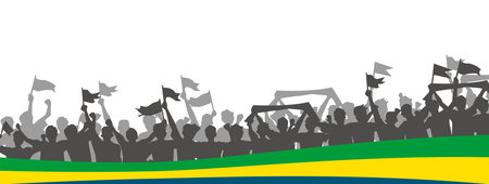 Soccer theme sport background vector designのイラスト素材