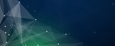 Neural network concept. Connected cells with links. High technology process. Abstract futuristic...