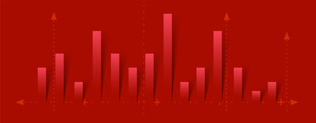 Financial technology and business analysis background. Virtual big data science illustration. Vector art.のイラスト素材