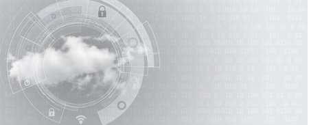 Exploring the potential of cloud computing to revolutionize industries through on demand resources and flexibilityのイラスト素材