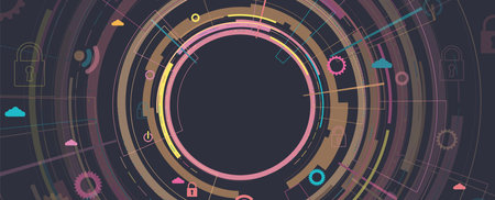 Leveraging the power of cloud technology for big data analytics, enabling businesses to derive actionable insights and drive data-driven decision-makingのイラスト素材