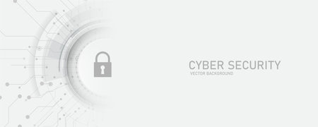 In the image, a stylized key icon is set at the center of a complex web of lines, symbolizing access and control in a digital landscape. The background features a soft blue hue, with abstract waveforms subtly integrated. The key, dark with sharp contours, emphasizes encryption and data security.のイラスト素材