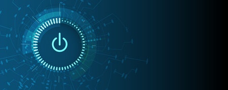 Technology abstract futuristic science background for internet business. Big data concept. Vector artのイラスト素材