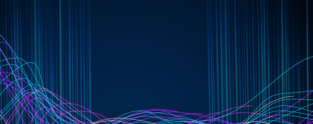 Technology abstract futuristic science background for internet business. Big data concept.