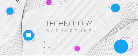 Abstract futuristic computer technology business backgroundのイラスト素材