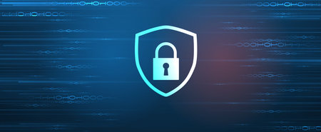 Cyber security protection devices from hacker attackのイラスト素材