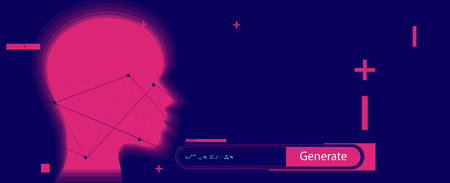 Machine learning in concept of world mind metaverse big data or cyber security technology backgroundのイラスト素材