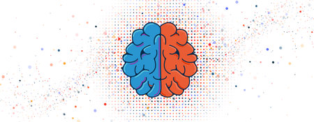 Human brain in concept of world mind metaverse big data or cyber security technology backgroundのイラスト素材