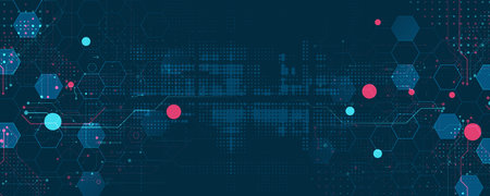 Futuristic high technology abstract circuit board background
