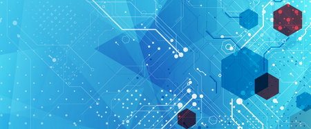 Futuristic high technology abstract circuit board background