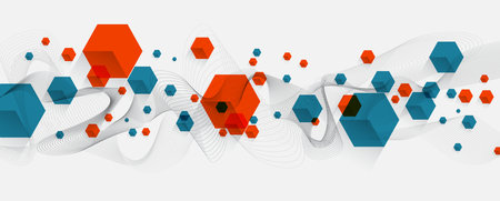 Futuristic high technology abstract circuit board backgroundのイラスト素材