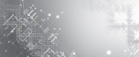 Ukrainian DNA technology innovations for science or business backgroundのイラスト素材