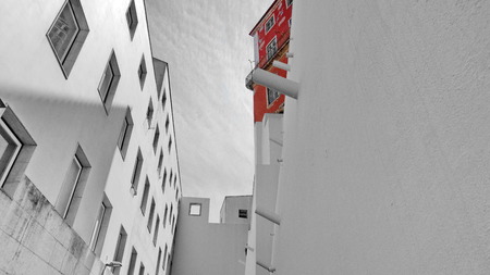 Colorfull living houseの写真素材