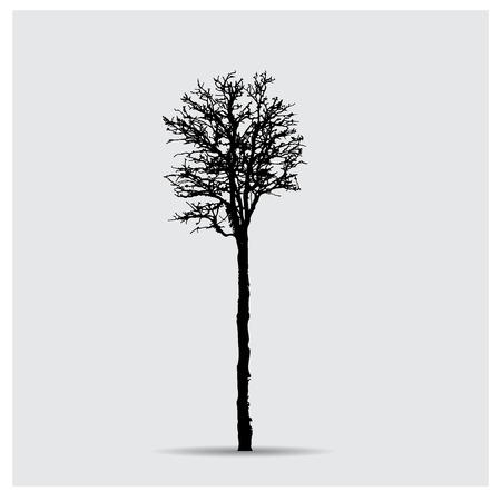 tree silhouettesのイラスト素材