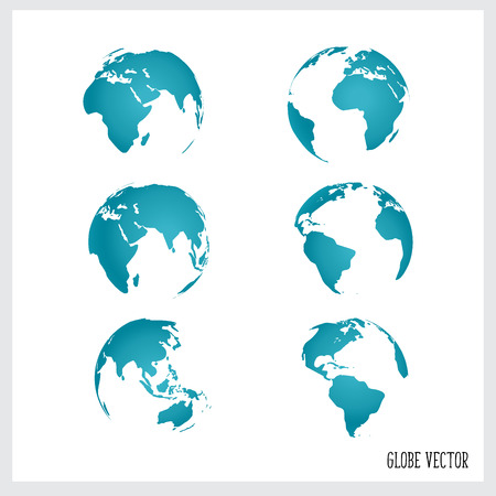 World globe, illustration.のイラスト素材