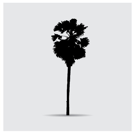 tree silhouettesのイラスト素材