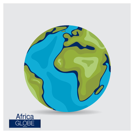 Modern Globe, vector illustration.のイラスト素材