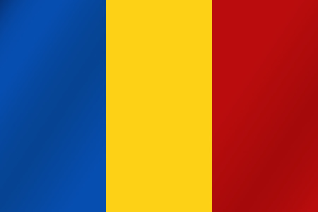 Flag of Romania. Vector illustration.のイラスト素材