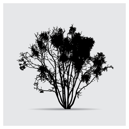 Vector tree silhouettesのイラスト素材