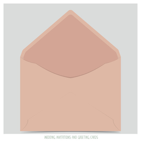 Wedding invitation envelopeのイラスト素材