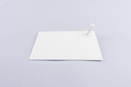 Blank business card, postcard with soft shadows.の写真素材