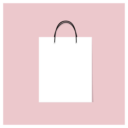 Paper Shopping Bags, vector illustration.のイラスト素材