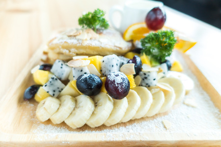 Delicious pancakesの写真素材