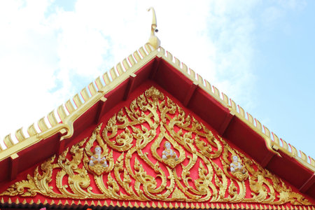 Traditional Thai style Buddhist church