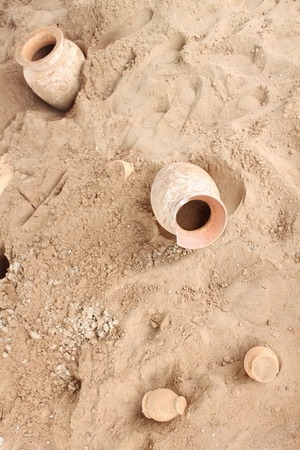 Antique jarsの写真素材