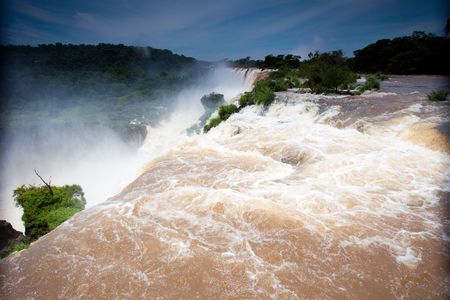 waterfall in Misiones, provincia Argentinaの写真素材