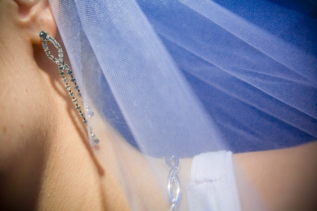 ear-ring of the brideの写真素材