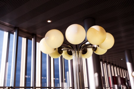 lamp in the hallの写真素材