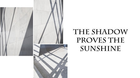 Shadows in a bright interior with marble walls on a bright sunny day. Background and trending shadow...