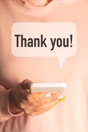 Thank you day concept with message of gratitudeの写真素材