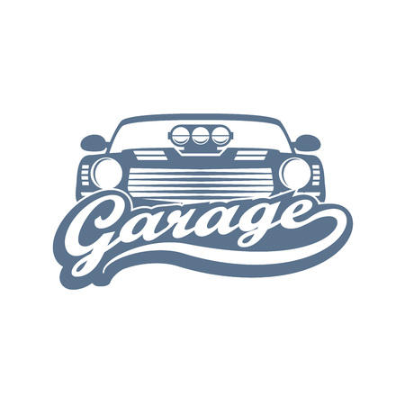 Car garage service logoのイラスト素材