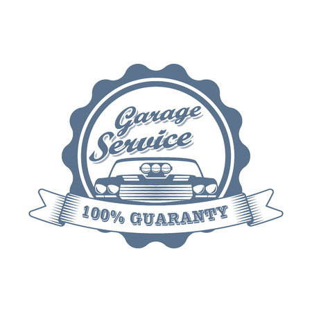 Vector sport repair service badgeのイラスト素材