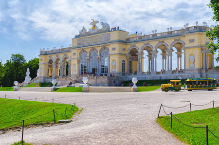 Schonbrunn gardenのeditorial素材