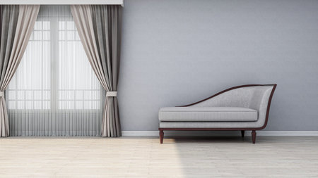 Modern bright interiors 3D rendering illustration computer generated image not photosの写真素材