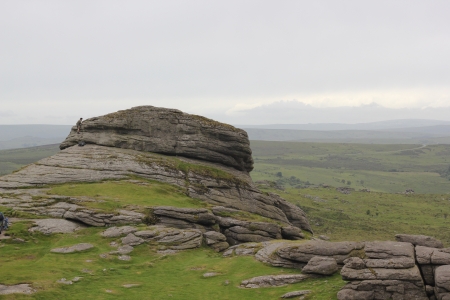 Rock Formation on Dartmoor Englandの写真素材