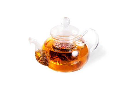 Teapot isolated on white backgroundの写真素材