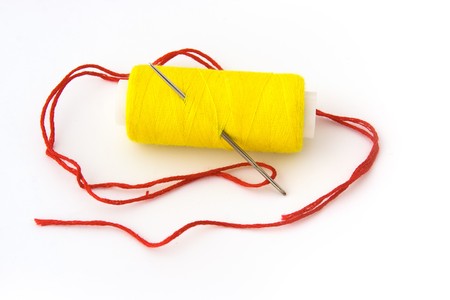 Needle and threadの写真素材