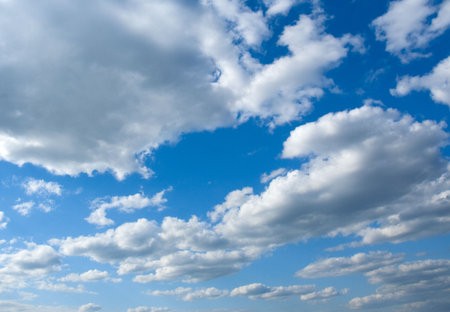 Blue sky with clouds