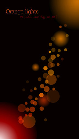 Red lights against a black background.のイラスト素材