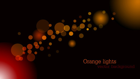 Red lights against a black backgroundのイラスト素材