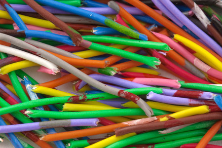 Background from bist of color wire.