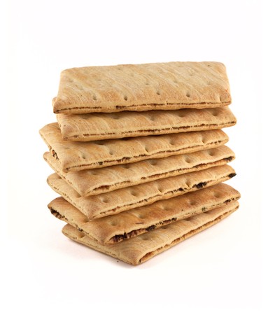 Cookies isolated on white backgroundの写真素材