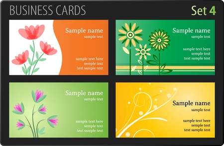 Business cards templateのイラスト素材