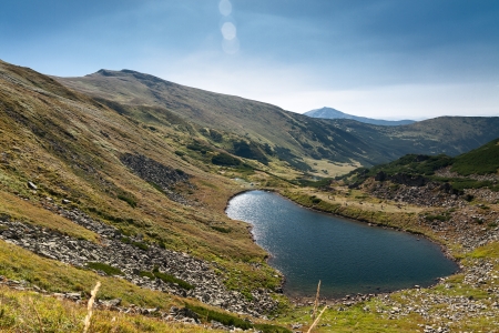 Chornohora ridge in the Ukrainian Carpathiansの写真素材
