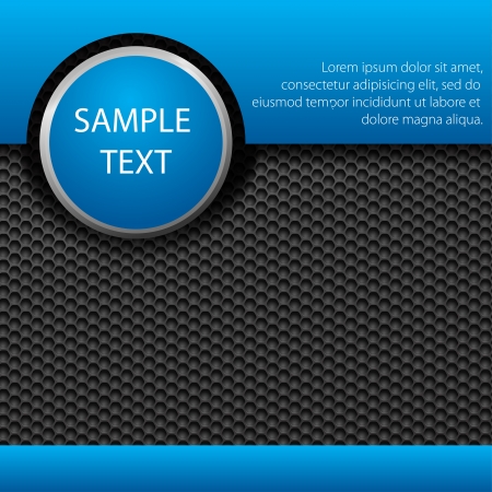 Abstract background, metallic blue brochureのイラスト素材